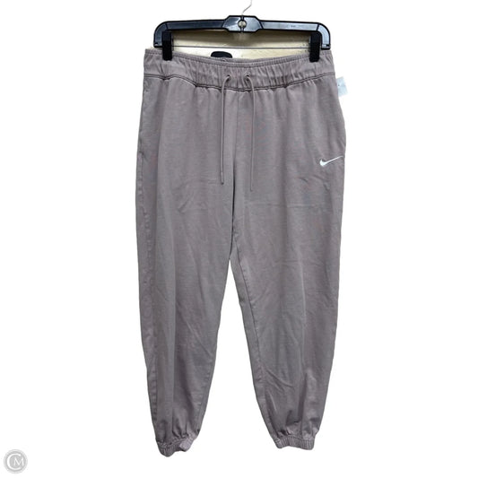 Athletic Pants By Nike In Taupe, Size: M