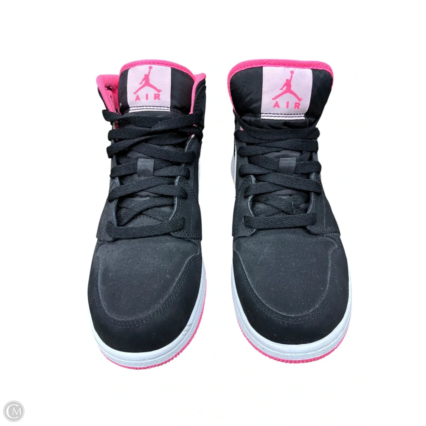 Shoes Luxury Designer By Jordan In Black & Pink, Size: 8