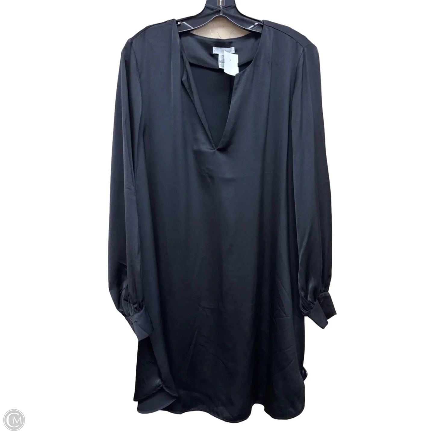 Dress Casual Midi By H&m In Black, Size: M