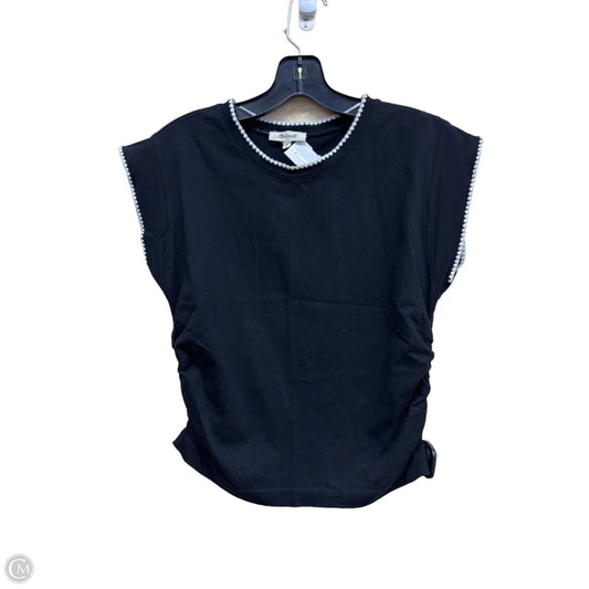 Top Sleeveless By Madewell In Black & White, Size: S