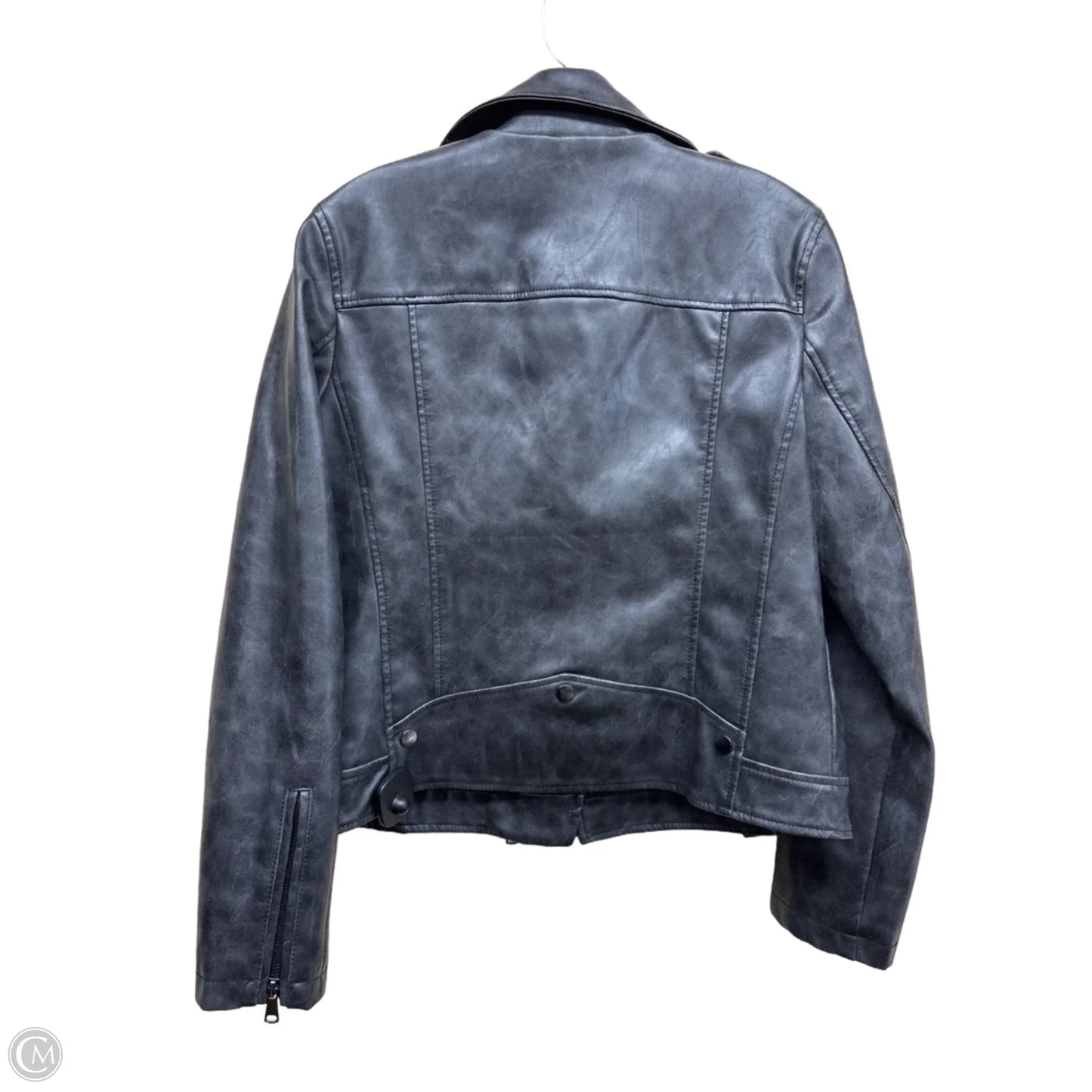 Jacket Moto Leather By 7 For All Mankind In Black, Size: M