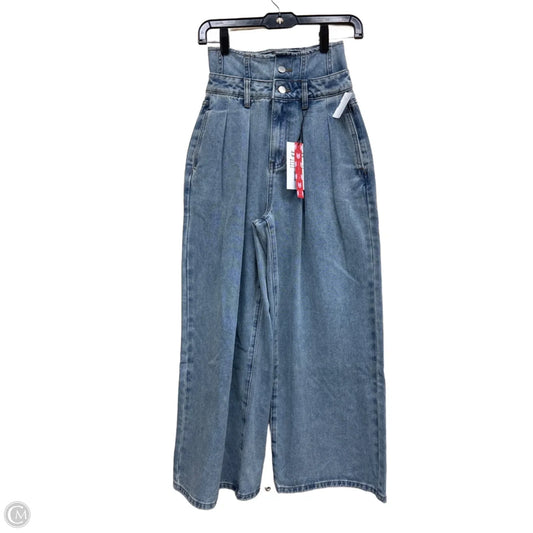 Jeans Straight By Clothes Mentor In Blue Denim, Size: Xxs