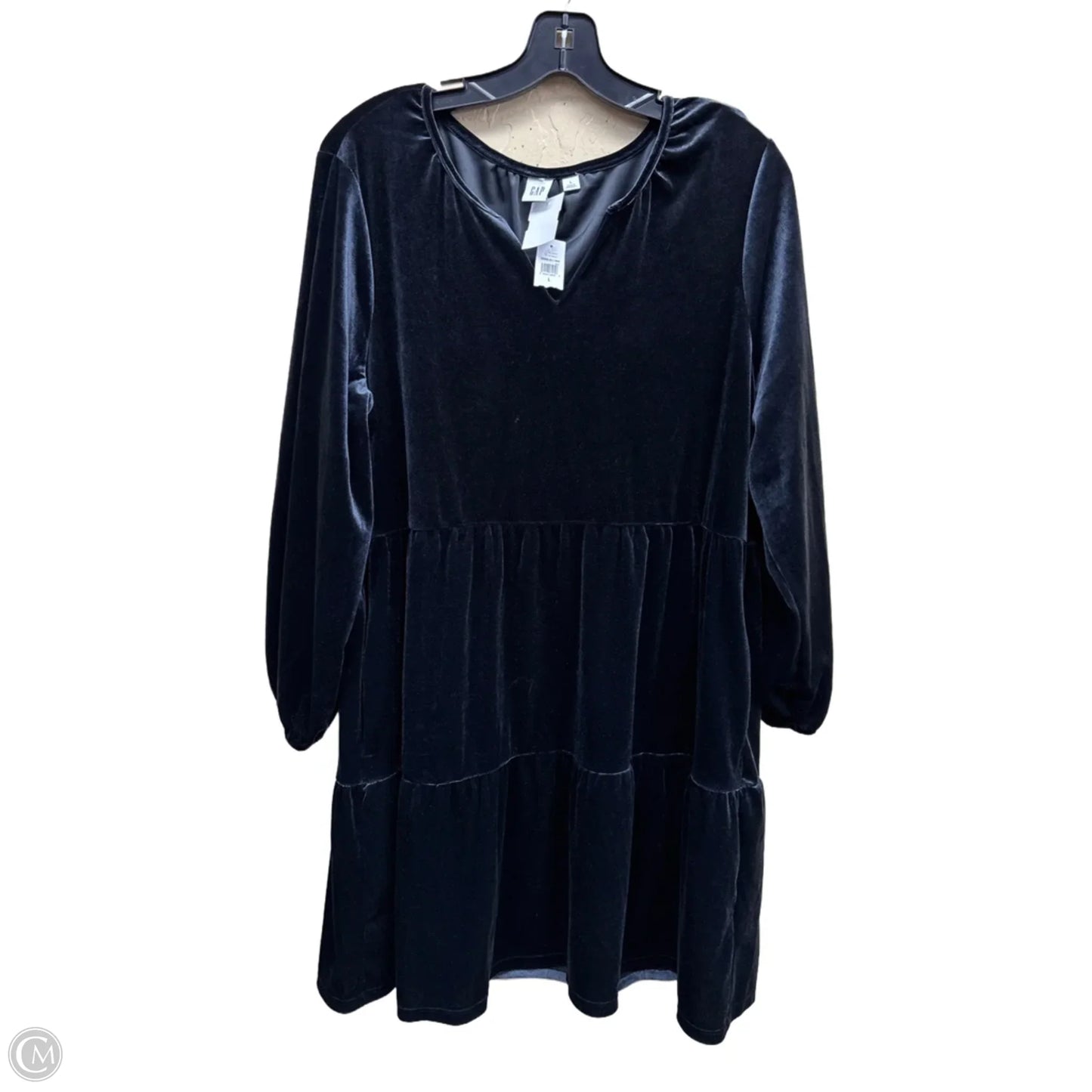 Dress Casual Midi By Gap In Black, Size: L