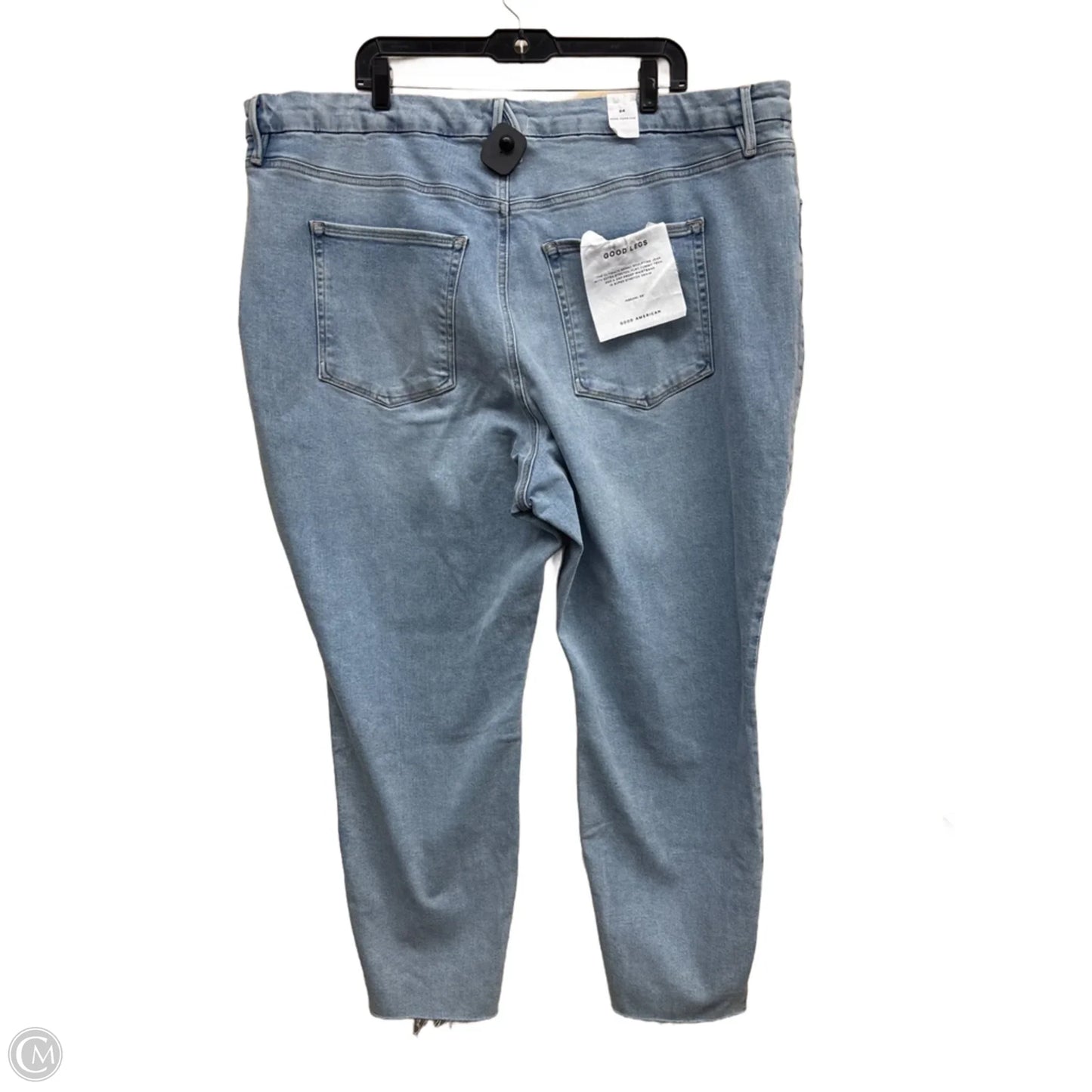 Jeans Straight By Good American In Blue Denim, Size: 24