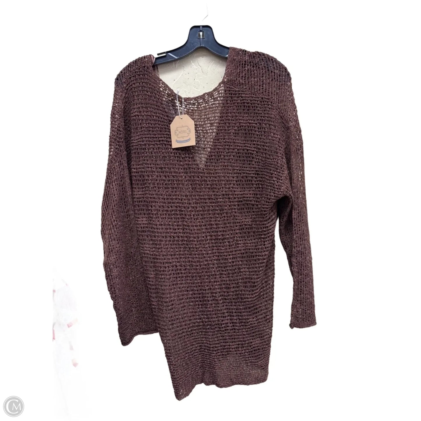Sweater By Kori America In Brown, Size: M