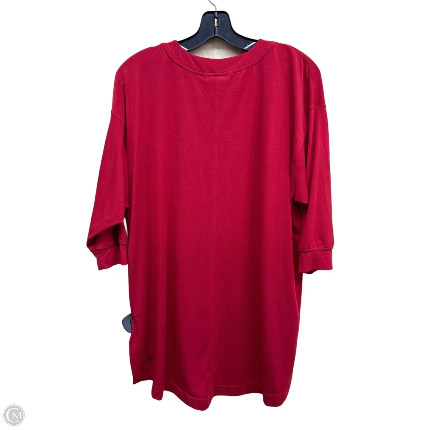 Top Long Sleeve By Athleta In Red, Size: M