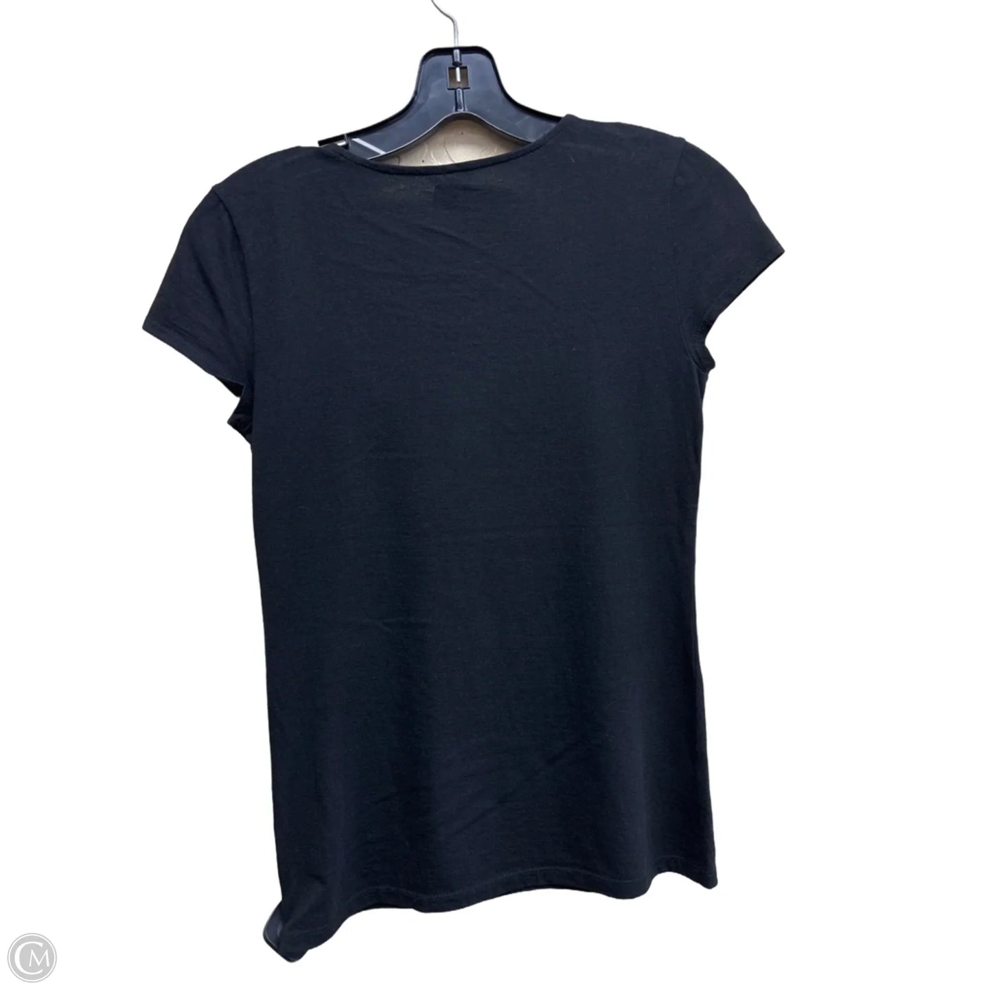 Top Short Sleeve By Ann Taylor In Black, Size: Xxl