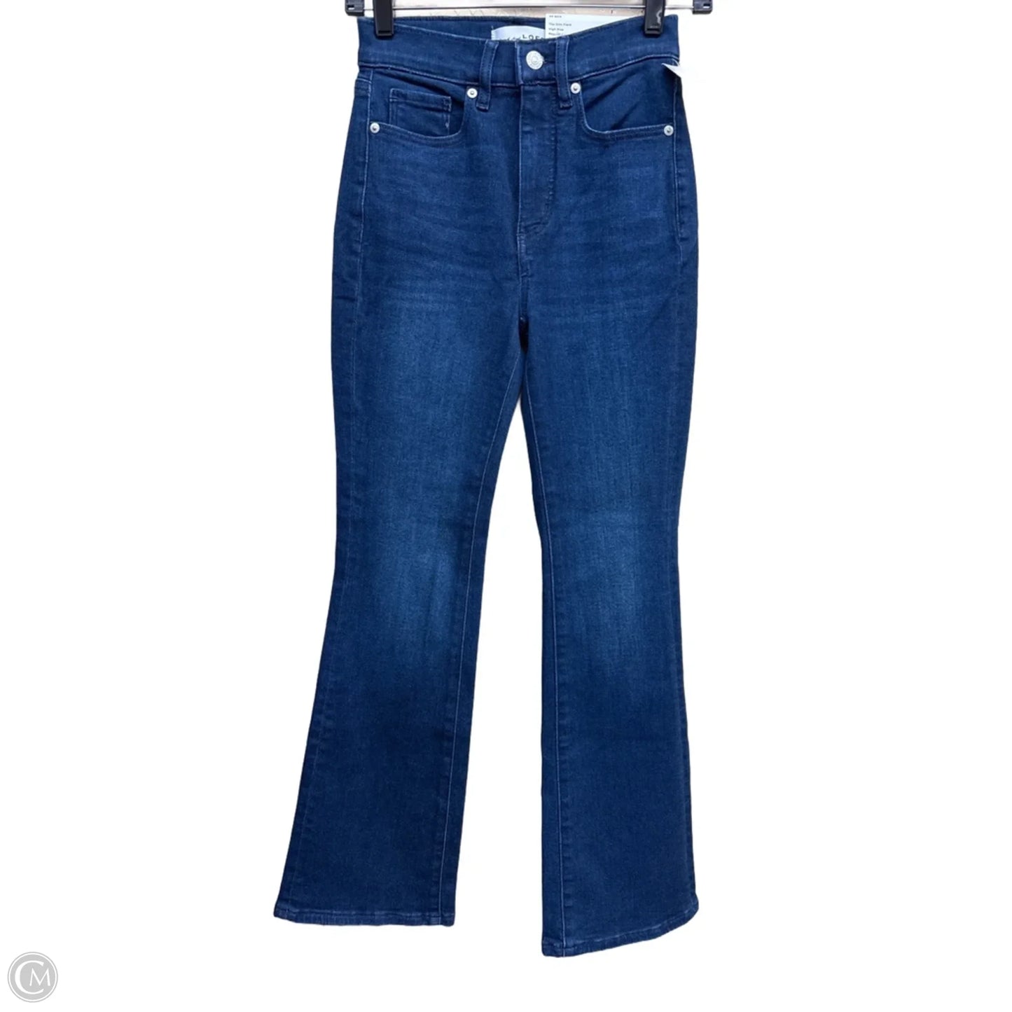 Jeans Boot Cut By Loft In Blue Denim, Size: 0