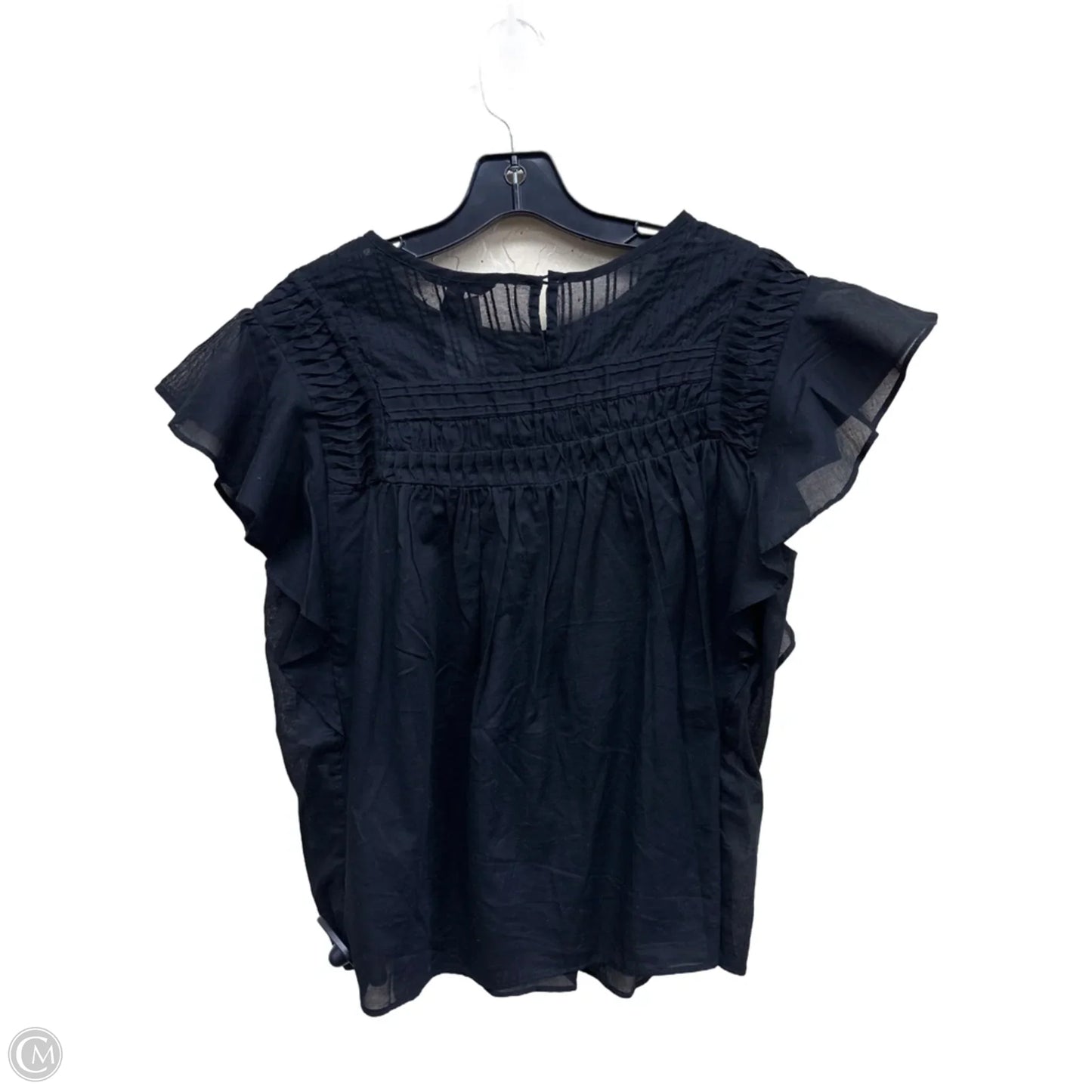 Top Sleeveless By Banana Republic In Black, Size: S