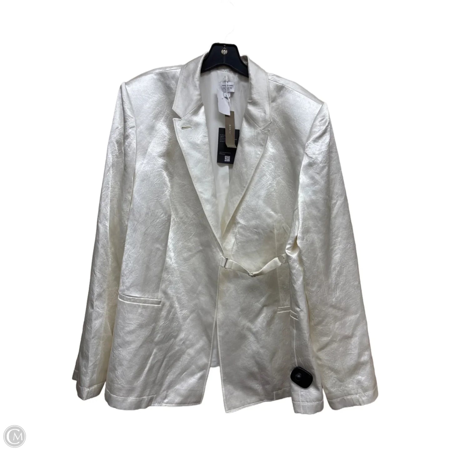 Blazer By J. Crew In Cream, Size: 18