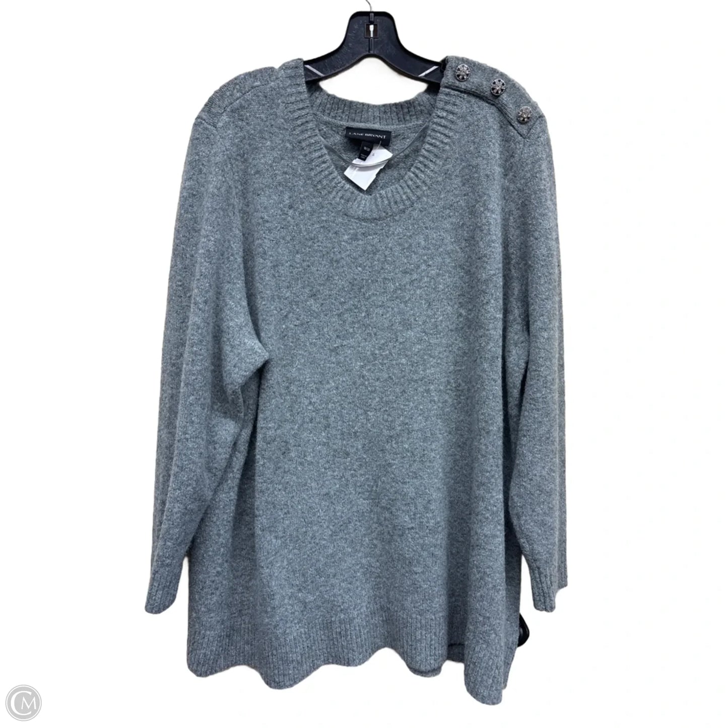 Sweater By Lane Bryant In Grey, Size: 20