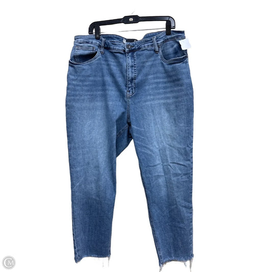 Jeans Straight By Kut In Blue Denim, Size: 20