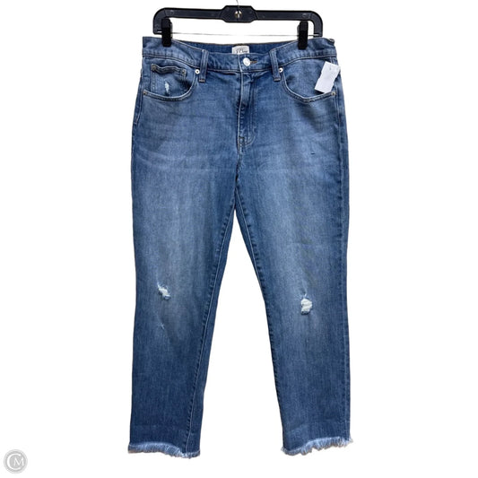 Jeans Straight By J. Crew In Blue Denim, Size: 8
