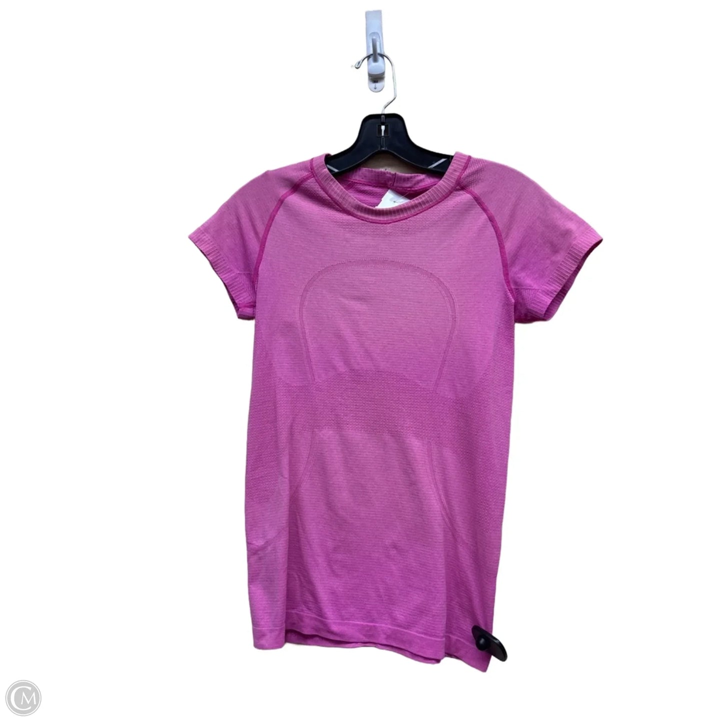 Top Short Sleeve By Lululemon In Pink, Size: 6