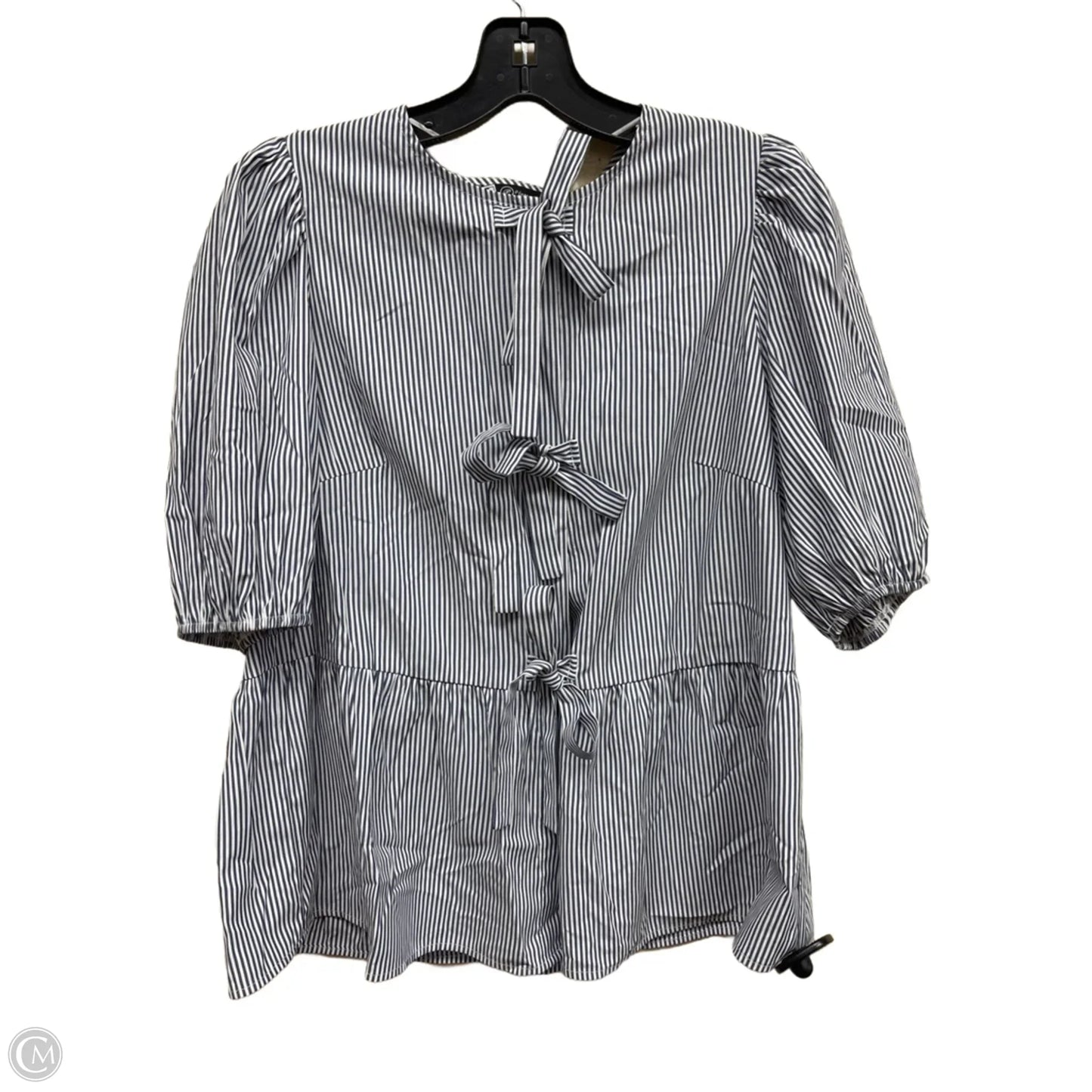 Top Short Sleeve By Clothes Mentor In Striped Pattern, Size: S