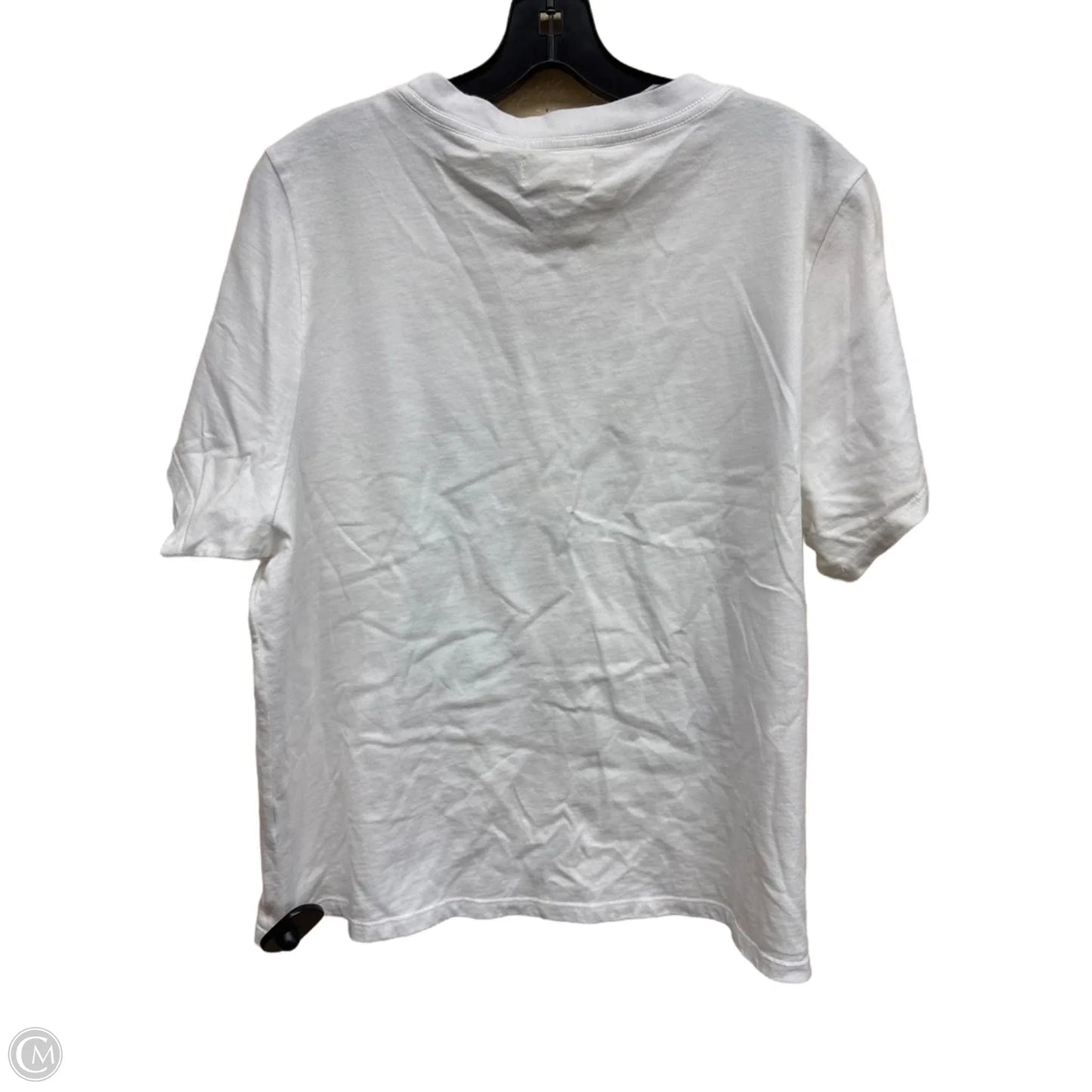 Top Short Sleeve By Bohme In White, Size: Xl
