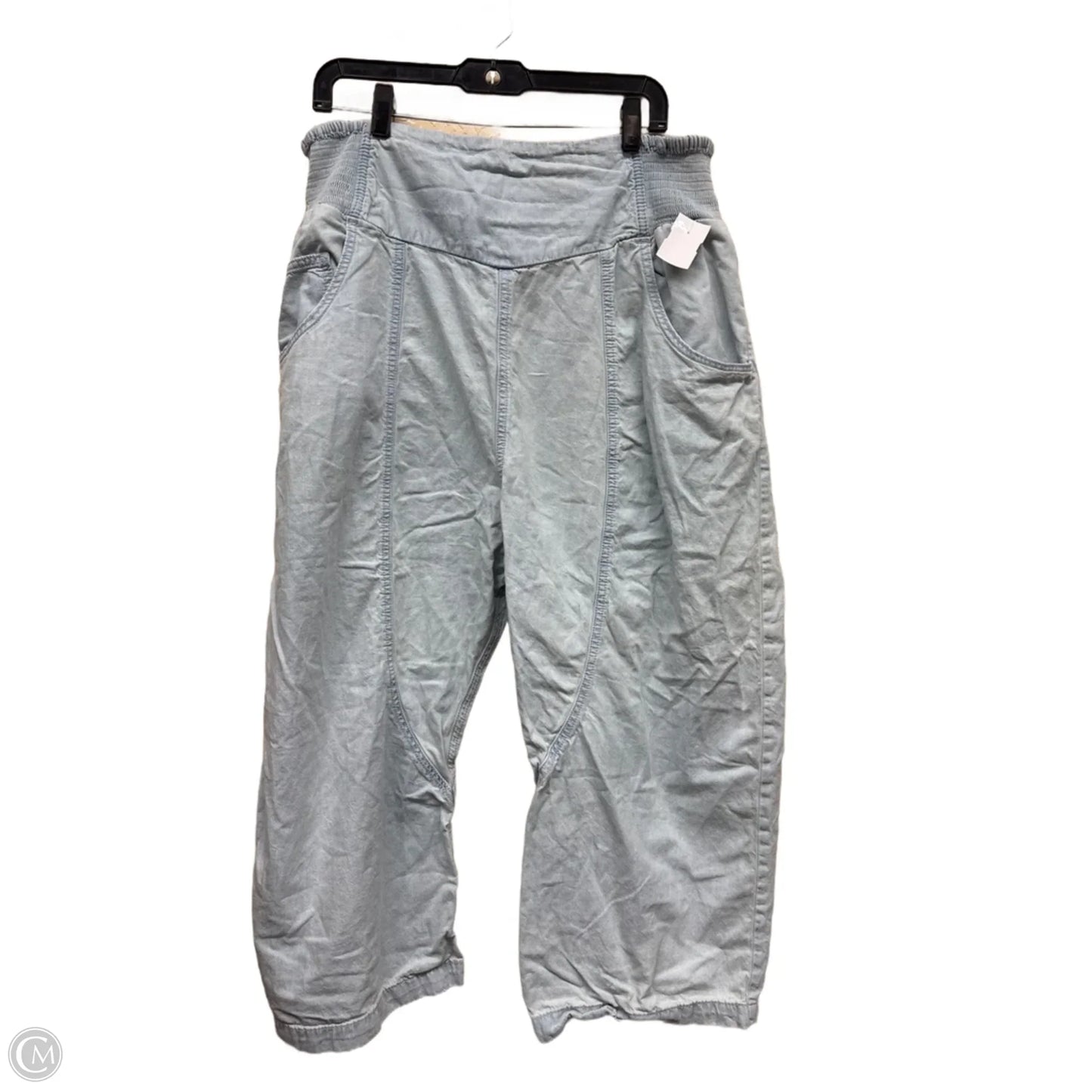 Jeans Wide Leg By We The Free In Blue Denim, Size: Xl