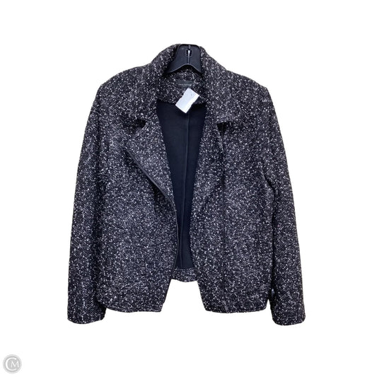 Jacket Other By Ann Taylor In Black & White, Size: 12