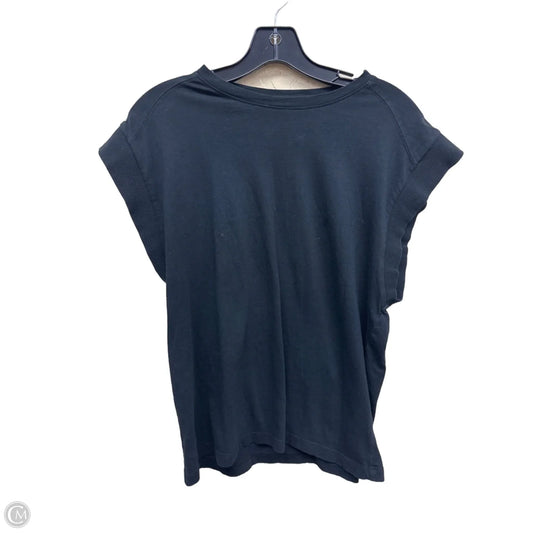 Top Sleeveless By Zara In Black, Size: M