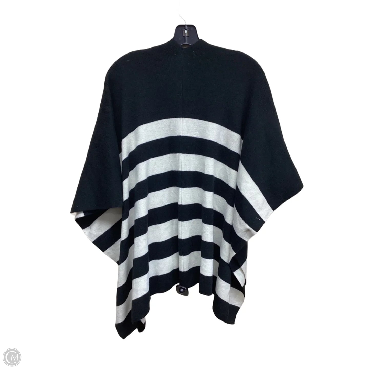 Sweater By Loft In Black & Cream, Size: S