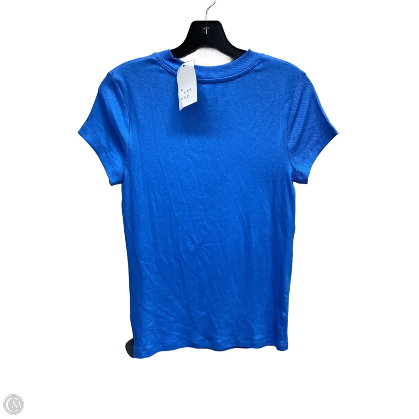 Top Short Sleeve By A New Day In Black, Size: M