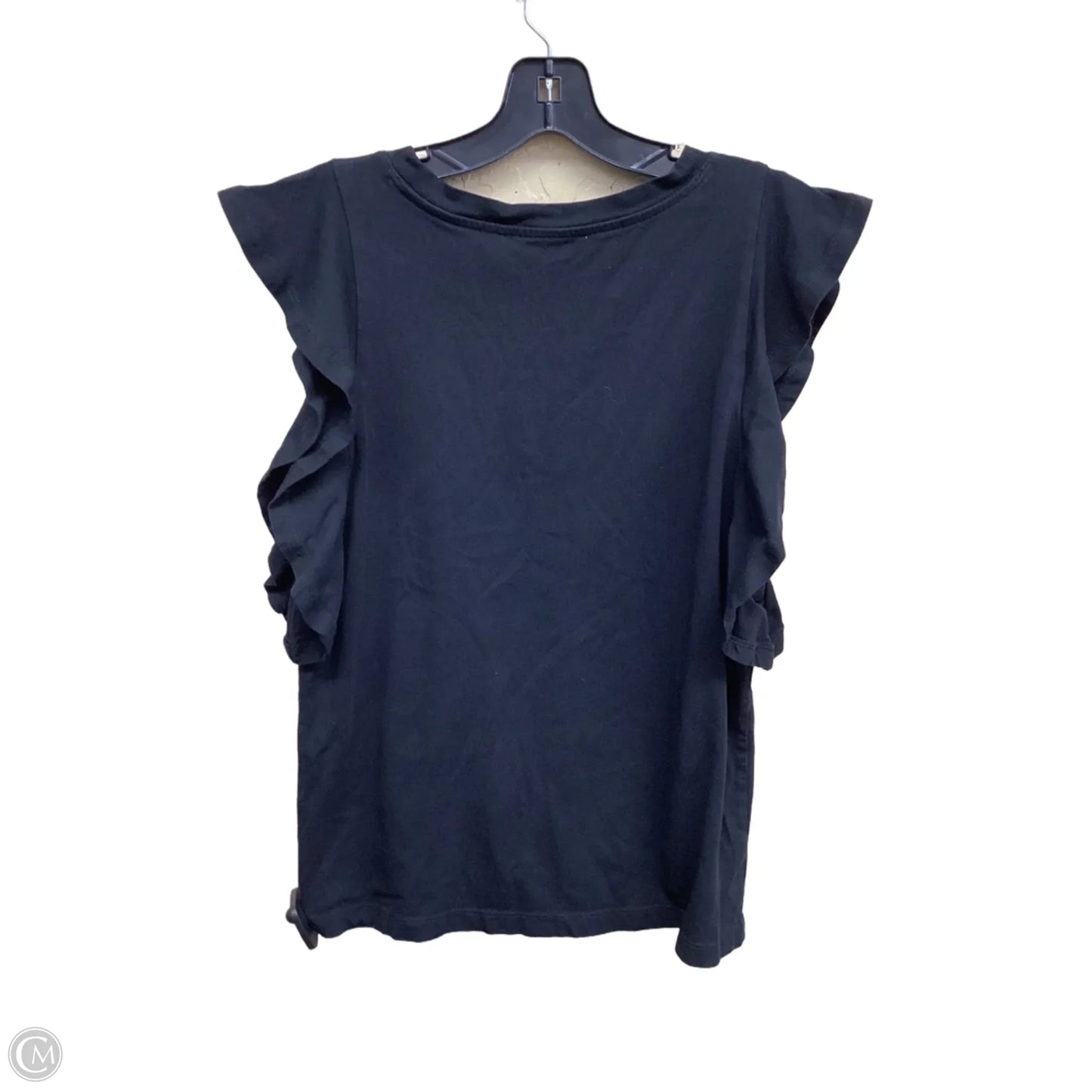 Top Sleeveless By Loft In Black, Size: M