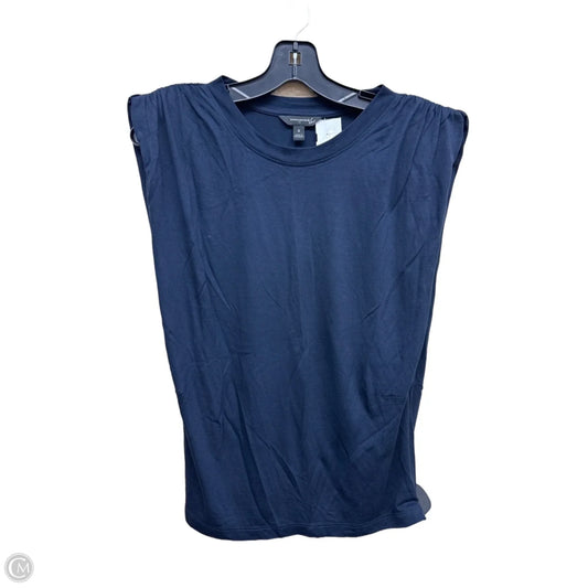 Top Sleeveless By Banana Republic In Navy, Size: S