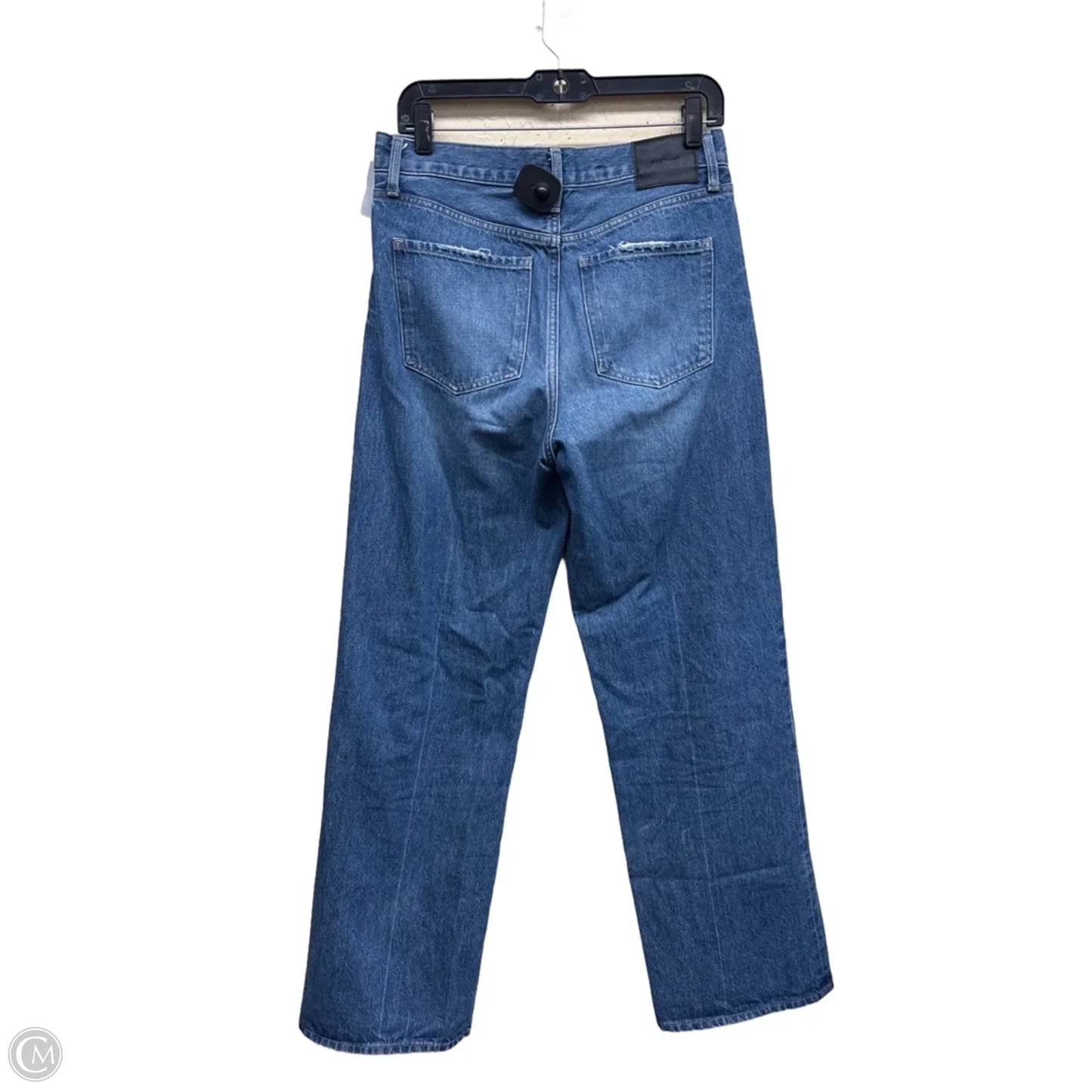 Jeans Straight By Express In Blue Denim, Size: 8l