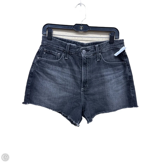Shorts By Ag Jeans In Black Denim, Size: 8
