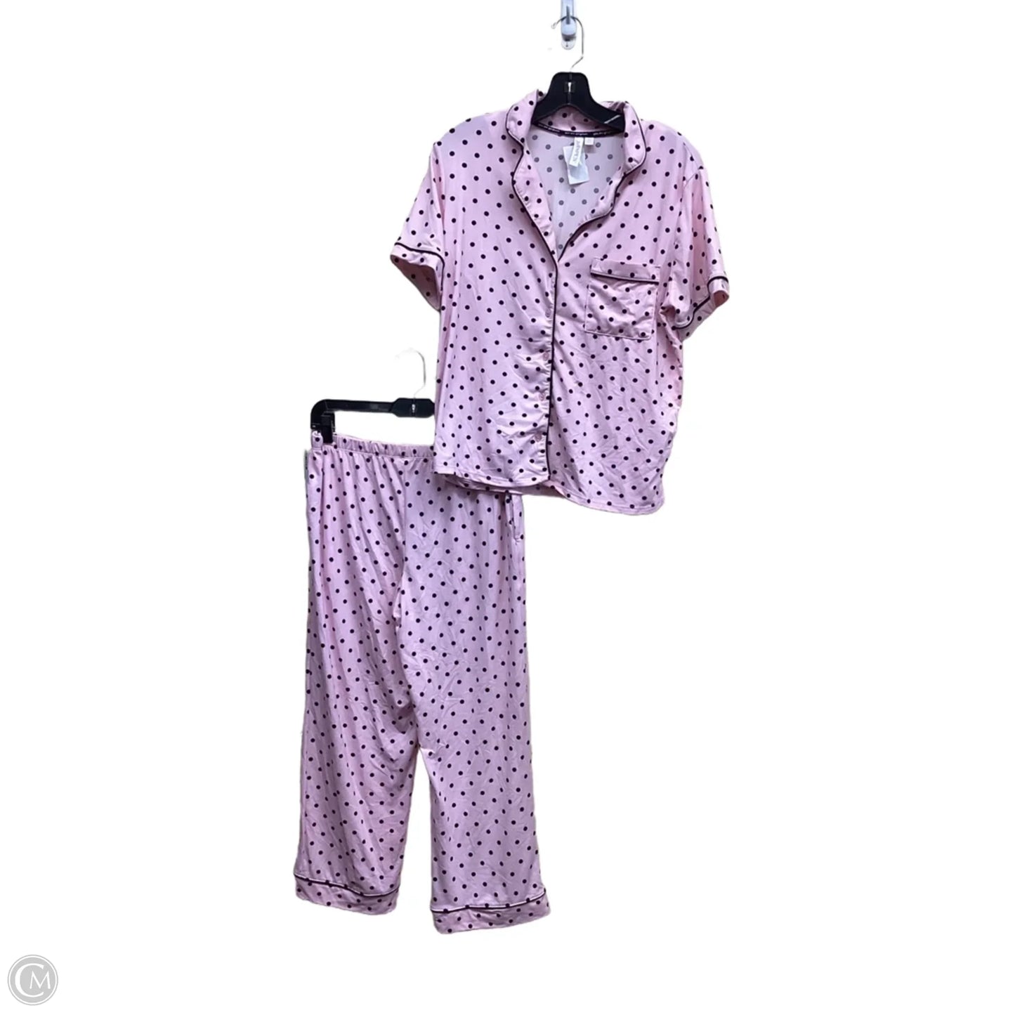Pajamas 2pc By Joyspun In Polkadot Pattern, Size: M