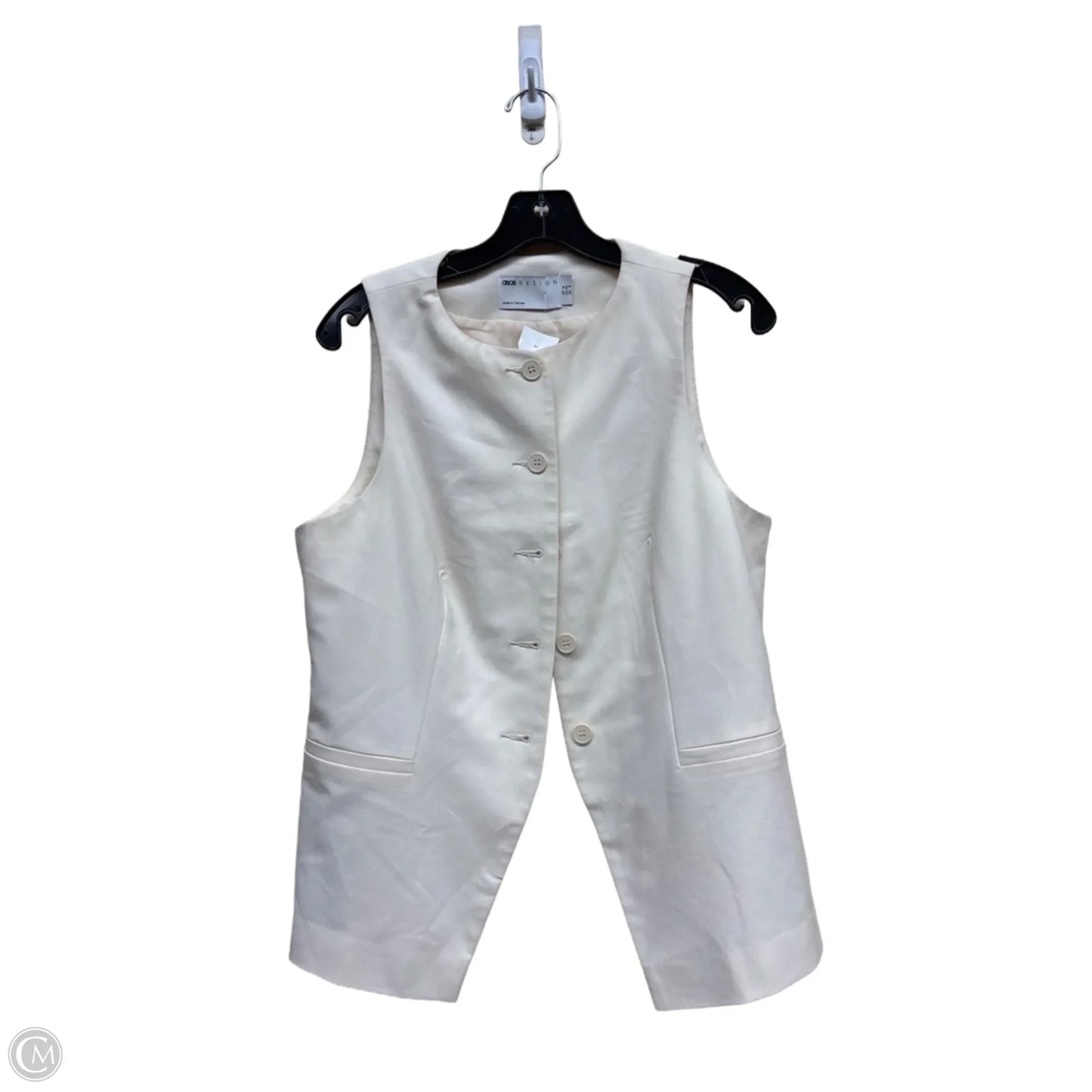 Vest Other By Asos In Cream, Size: 8