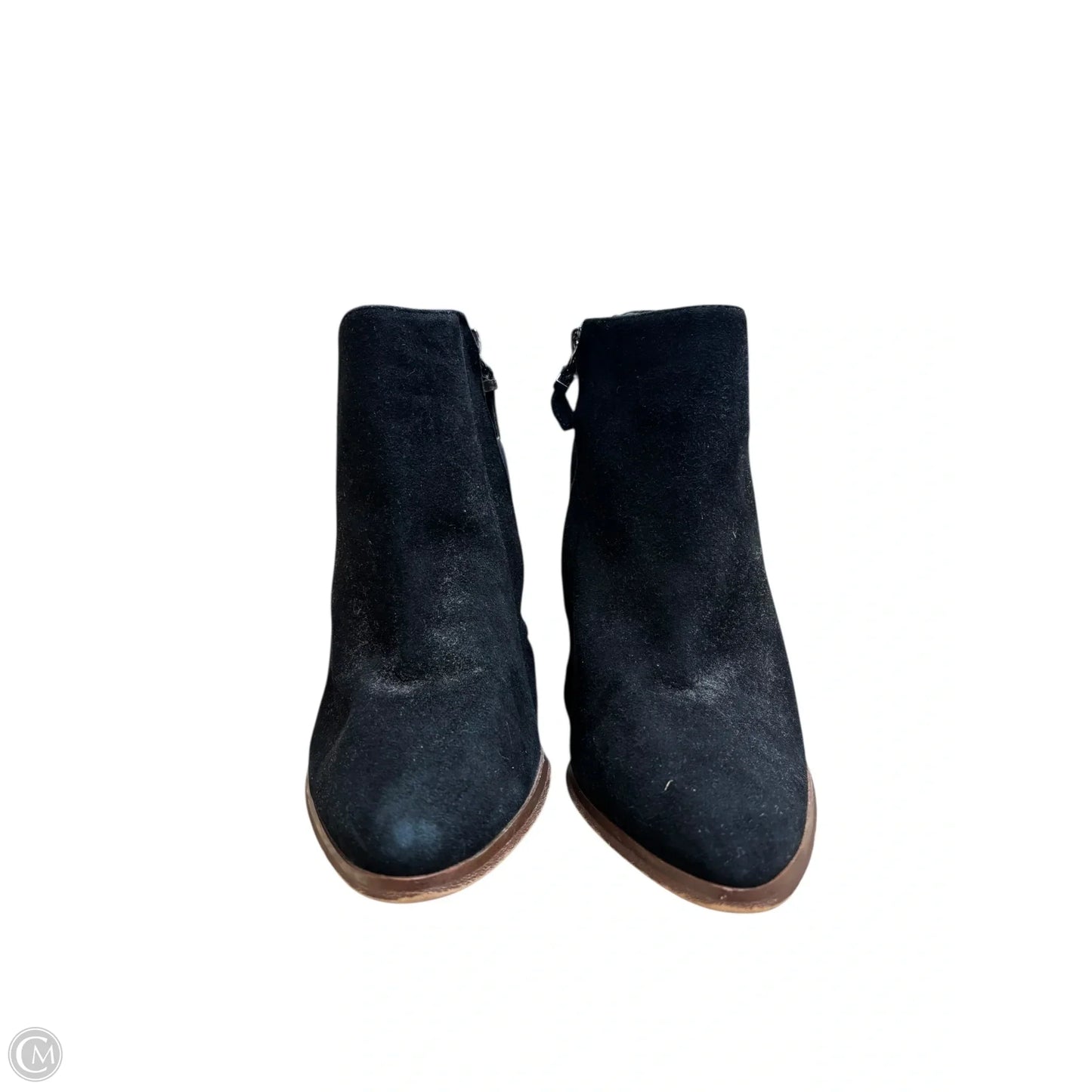 Boots Ankle Heels By Halogen In Black, Size: 8