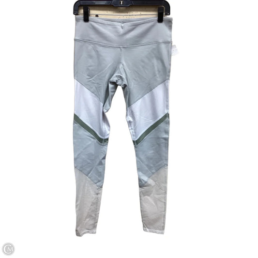 Athletic Leggings By Alo In Green & Grey, Size: M
