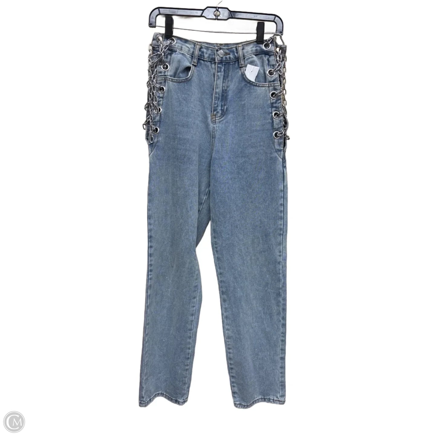 Jeans Wide Leg By Fashion Nova In Blue Denim, Size: 2