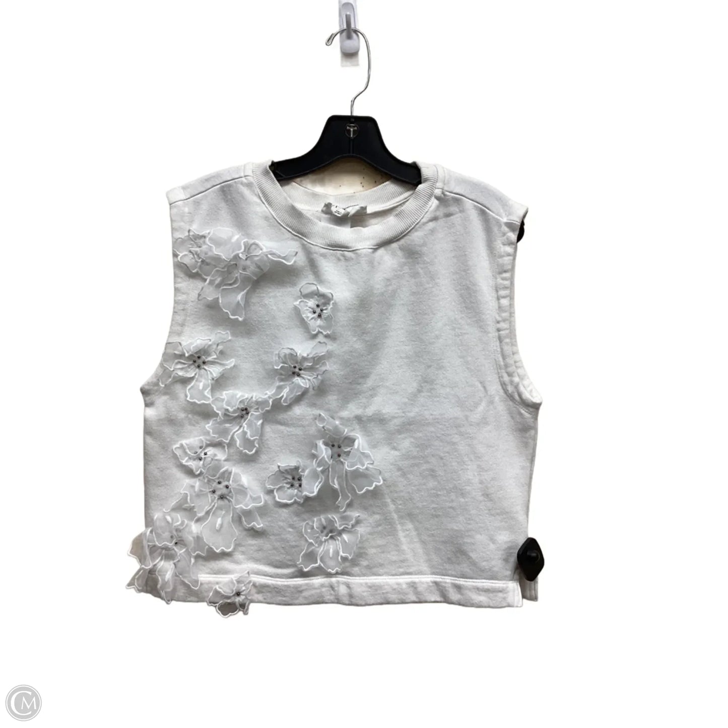 Top Sleeveless By Anthropologie In Cream, Size: Xs