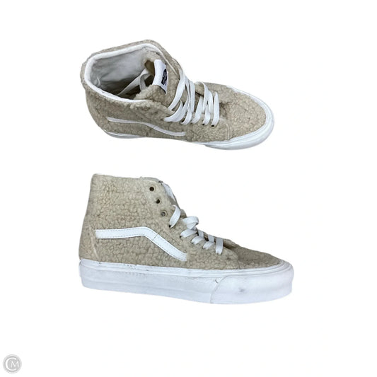 Shoes Sneakers By Vans In Tan, Size: 8