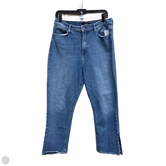 Jeans Straight By Hudson In Blue Denim, Size: 14