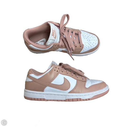 Shoes Sneakers By Nike In Pink & White, Size: 7
