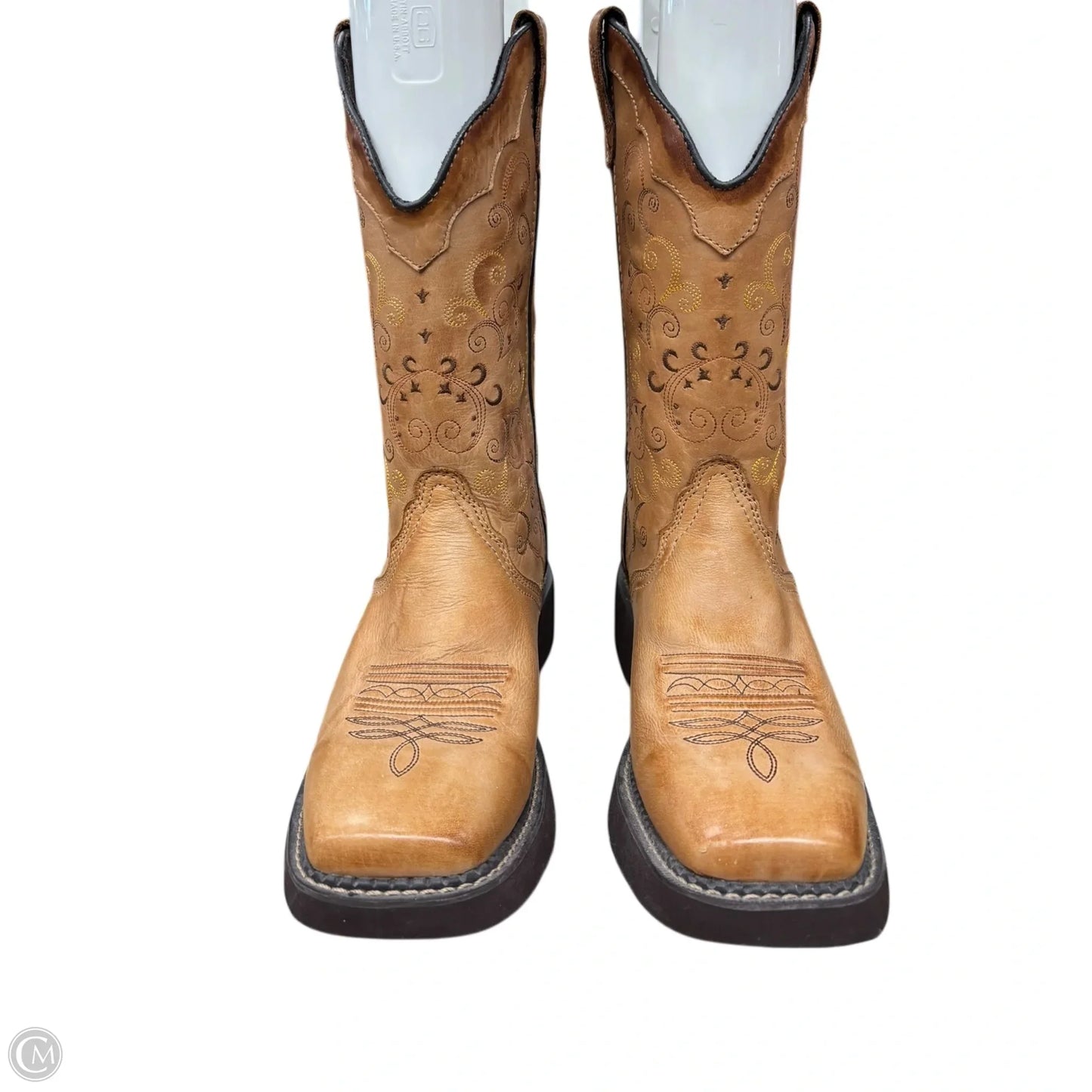 Boots Western By Justin In Tan, Size: 9