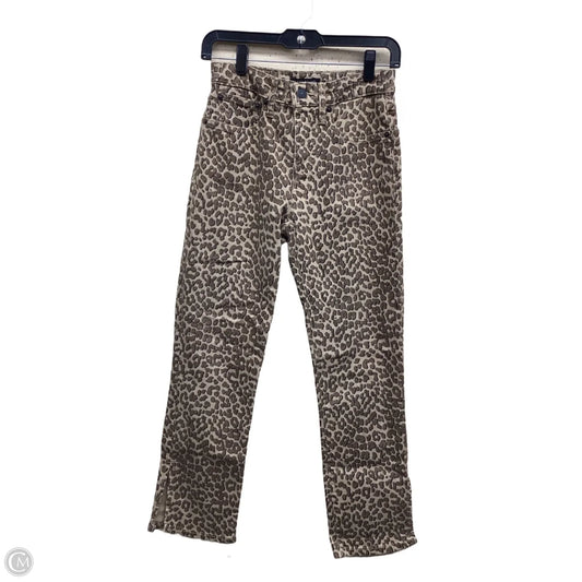 Jeans Straight By Lucky Brand In Animal Print, Size: 2
