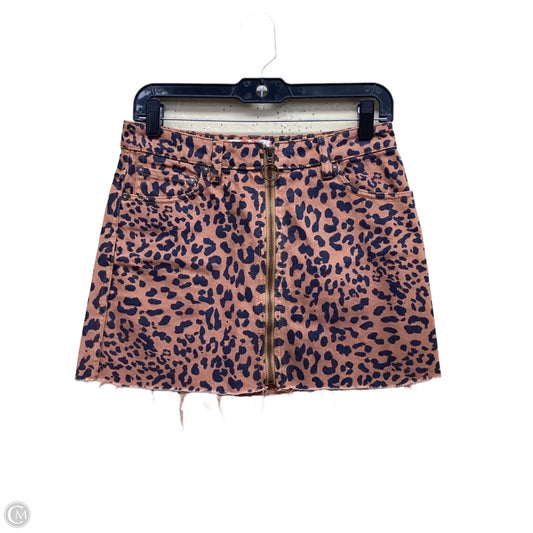 Skirt Mini & Short By We The Free In Animal Print, Size: 0
