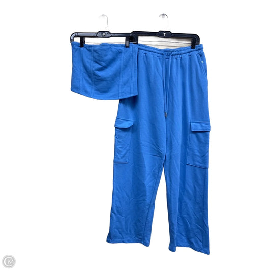 Lounge Set Pants By No Boundaries In Blue, Size: L