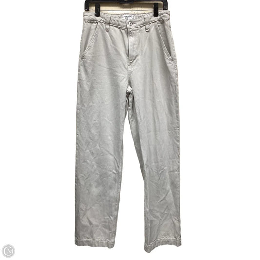 Jeans Wide Leg By Abercrombie And Fitch In Taupe, Size: 6