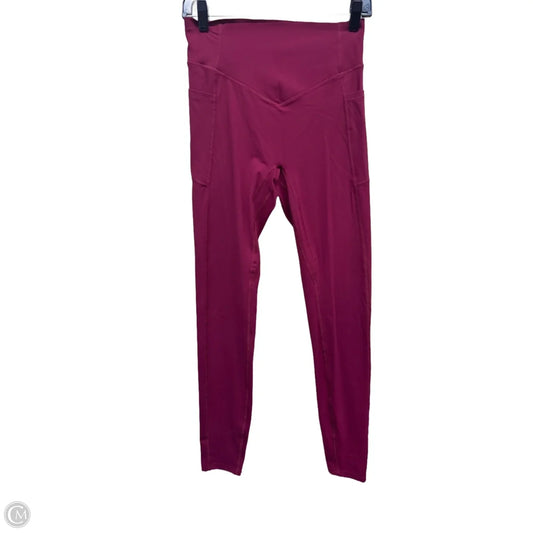 Athletic Leggings By Clothes Mentor In Pink, Size: M