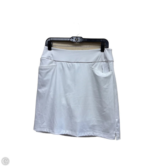 Athletic Skirt By Adidas In White, Size: S