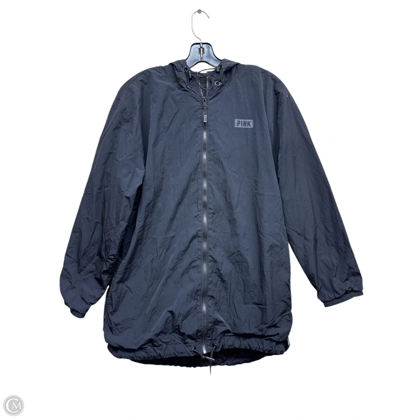 Athletic Jacket By Pink In Black, Size: S