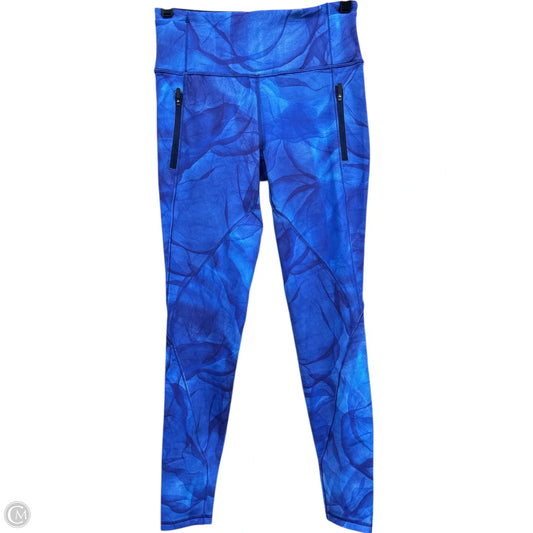Athletic Leggings By Lululemon In Blue & Purple, Size: 6