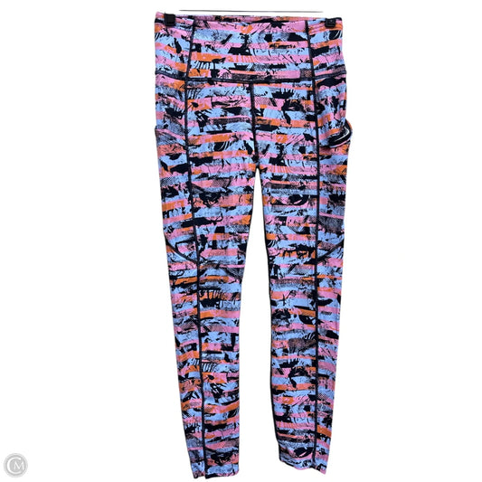 Athletic Leggings By Lululemon In Multi-colored, Size: 6