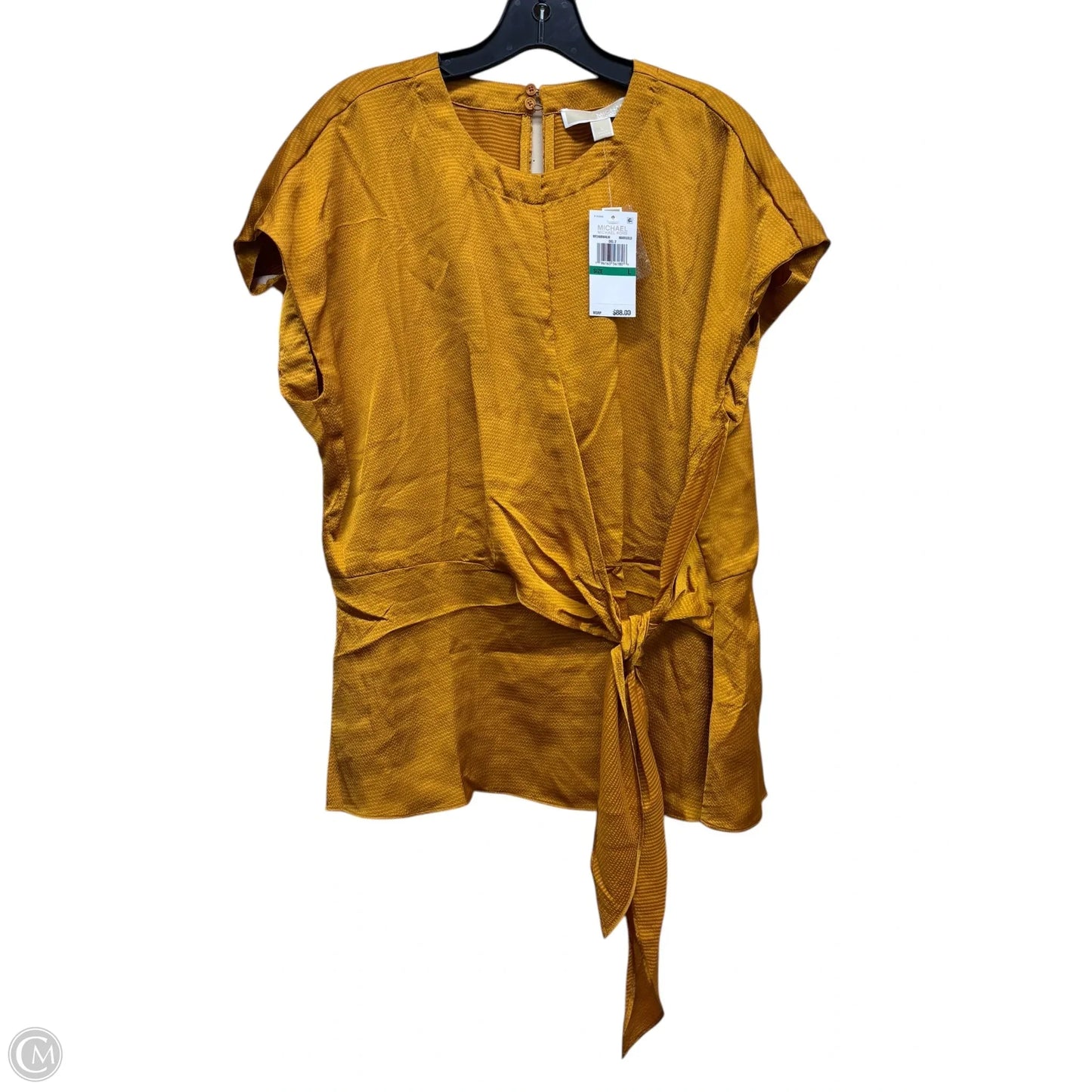 Top Sleeveless By Michael By Michael Kors In Yellow, Size: M