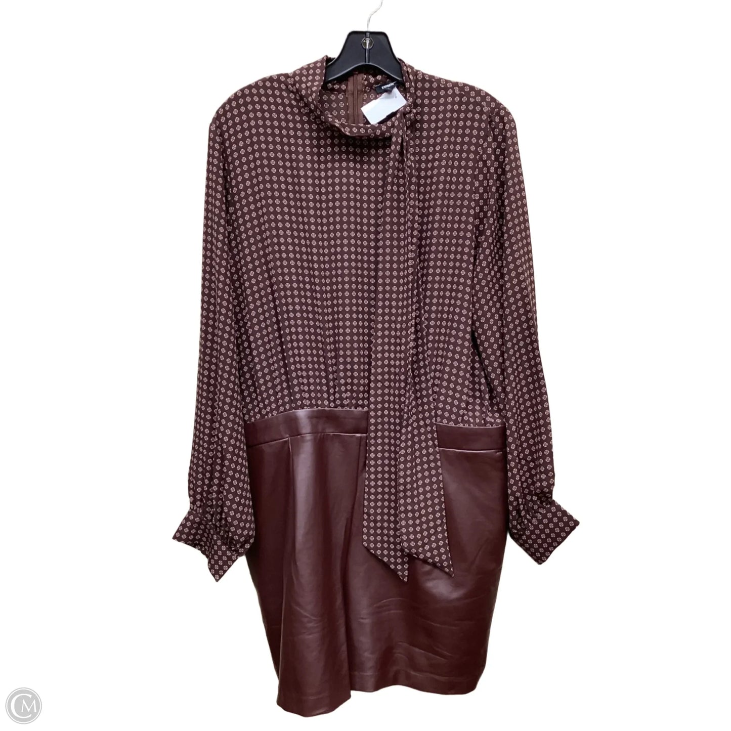 Romper By Express In Brown, Size: Xl